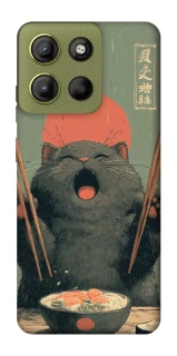 Чехол на Motorola Moto G15 4G Hungry Cat фото 1 из 1