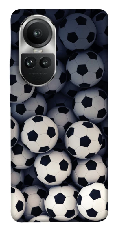 Чохол на Oppo Reno 10 Футбольні м'ячи фото 1 з 1
