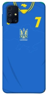 Чехол на Samsung Galaxy M31s UA-Football ver.4 фото 1 из 1