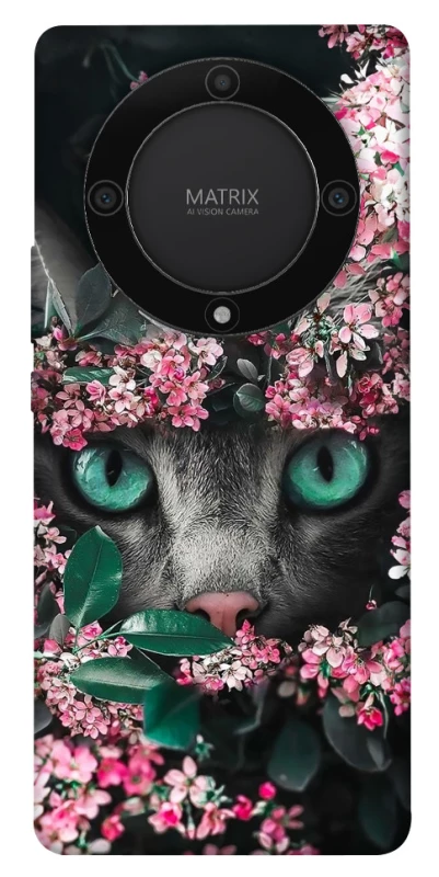 Чехол на Huawei Magic5 Lite Кот в цветах фото 1 из 1