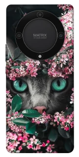 Чехол на Huawei Magic5 Lite Кот в цветах фото 1 из 1