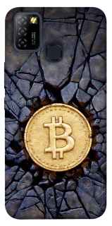 Чохол на Infinix Hot 10 Lite Bitcoin cracks фото 1 з 1
