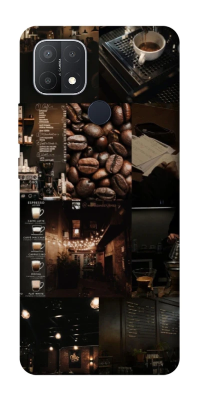 Чохол на Oppo A15s / A15 Coffee collage ver.1 фото 1 з 1
