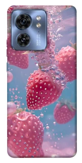 Чохол на Motorola Edge 40 Полуниця в воді фото 1 з 1