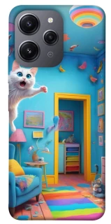 Чохол на Xiaomi Redmi 12 crazy cat фото 1 з 1