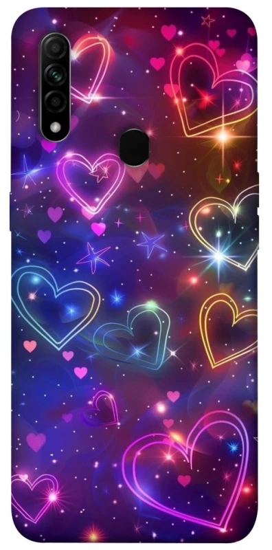 Чехол на Oppo A31 Drawn hearts фото 1 из 1