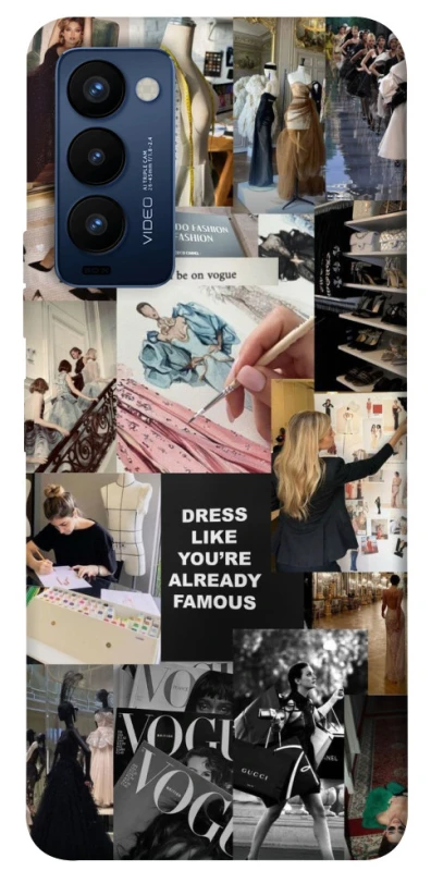 Чохол на TECNO Camon 18 Fashion collage ver.11 фото 1 з 1