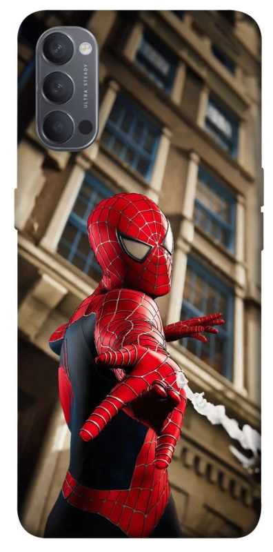 Чехол на Oppo Reno 4 Spiderman фото 1 из 1