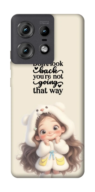 Чохол на Motorola Edge 50 Pro Don't look back фото 1 з 1