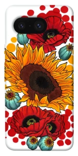 Чохол на Google Pixel 8 Соняшники та маки фото 1 з 1