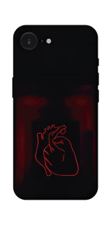 Чехол на Apple iPhone 16e (6.1") Красное сердце фото 1 из 1