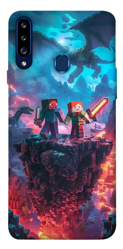 Чохол на Samsung Galaxy A20s Minecraft v3 фото 1 з 1