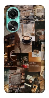 Чехол на Oppo A78 4G Coffee collage ver.2 фото 1 из 1