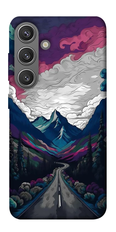 Чехол на Samsung Galaxy S24 Нарисованные горы фото 1 из 1