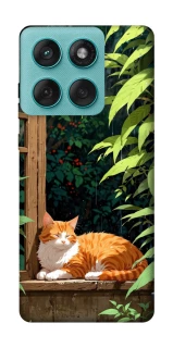 Чехол на Motorola Edge 60 Fusion red cat фото 1 из 1