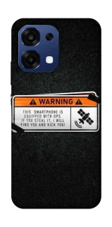 Чехол на Oppo A6 Pro 4G/5G Warning фото 1 из 2