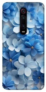 Чехол на Xiaomi Redmi K20 / K20 Pro / Mi9T / Mi9T Pro Синие цветы фото 1 из 1