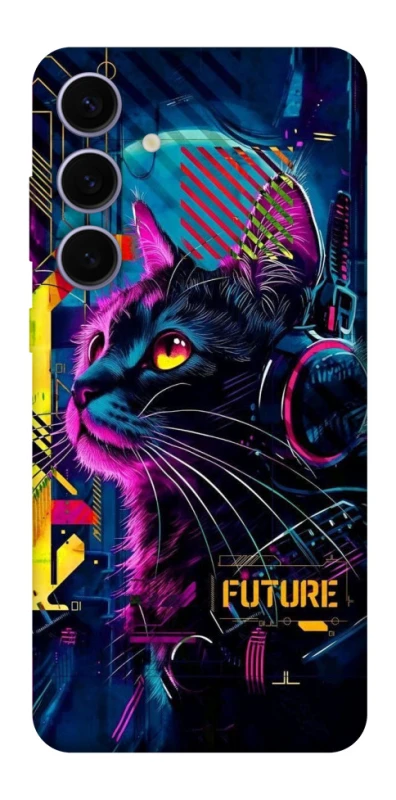 Чохол на Samsung Galaxy S25+ Cyber Cat v2 фото 1 з 1