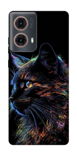 Чохол на Motorola Moto G85 Чорний кіт фото 1 з 1