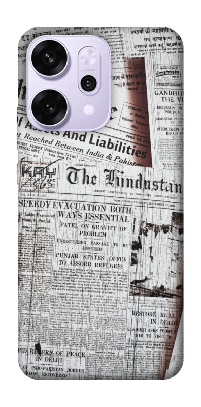 Чохол на Oppo Reno 14 Pro Газети фото 1 з 1
