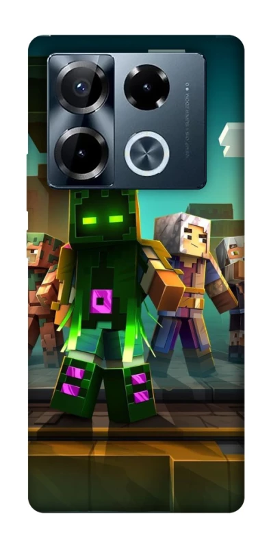 Чохол на Infinix Note 40 Pro 4G Minecraft dungeon фото 1 з 1