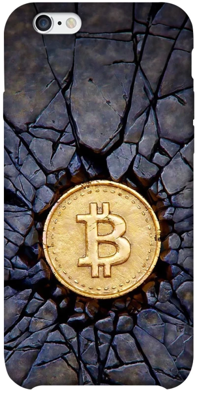 Чохол на Apple iPhone 6/6s plus (5.5") Bitcoin cracks фото 1 з 1