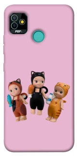 Чохол на TECNO POP 5 Cat Cafe Trio фото 1 з 1