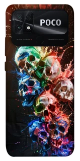 Чохол на Xiaomi Poco C40 Skulls фото 1 з 1