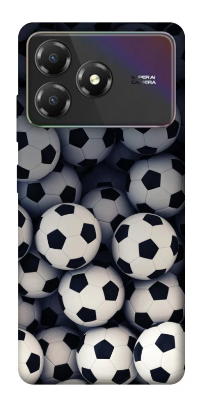 Чехол на ZTE Blade A36 Футбольные мячи фото 1 из 1