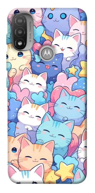 Чехол на Motorola Moto E20 Funny Kittens ver.3 фото 1 из 1