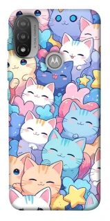 Чехол на Motorola Moto E20 Funny Kittens ver.3 фото 1 из 1