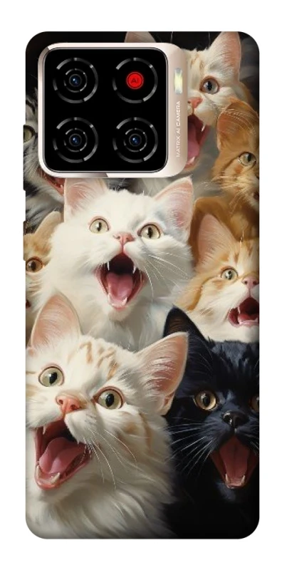 Чохол на ZTE Blade A56 Коти фото 1 з 1