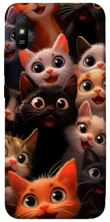 Чохол на Xiaomi Redmi 9A happy cats фото 1 з 1