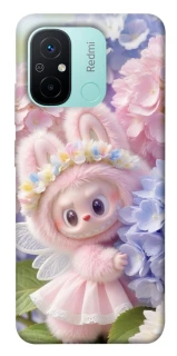 Чехол на Xiaomi Redmi 12C / Poco C55 Labubu & Flowers ver.1 фото 1 из 1