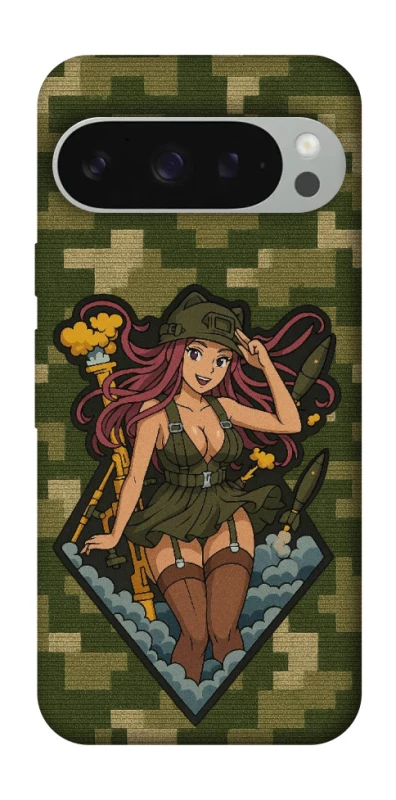 Чехол на Google Pixel 10 Pro XL Military Waifu фото 1 из 1