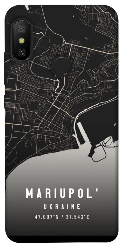 Чохол на Xiaomi Mi A2 Lite / Xiaomi Redmi 6 Pro Mariupol map фото 1 з 1