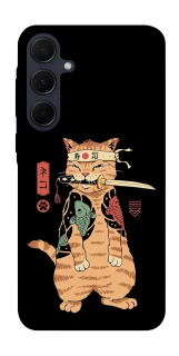 Чохол на Samsung Galaxy A35 Кіт-самурай фото 1 з 1
