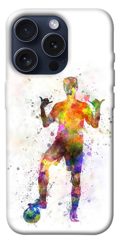 Чохол на Apple iPhone 15 Pro (6.1") Football Player v3 фото 1 з 1