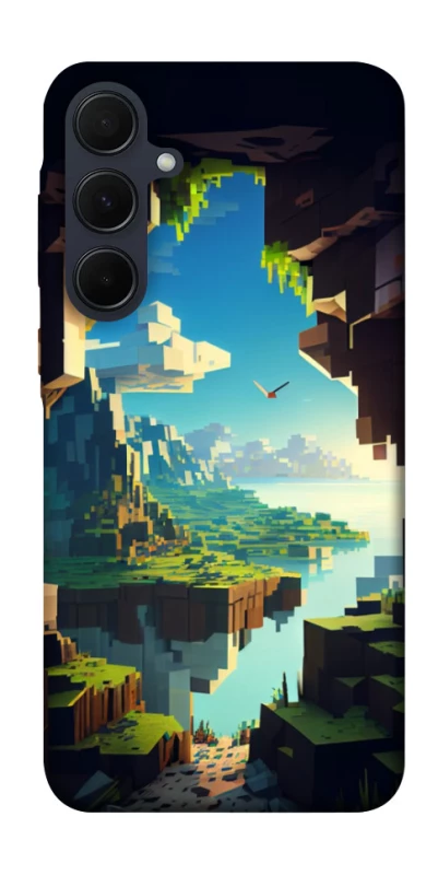 Чехол на Samsung Galaxy A55 Minecraft sunrise фото 1 из 1