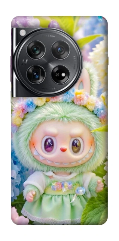 Чохол на OnePlus 12 Labubu & Flowers ver.2 фото 1 з 1