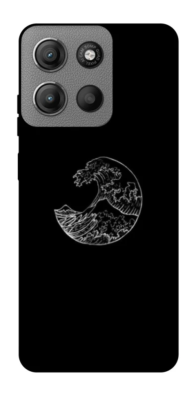 Чохол на Motorola Moto G15 Power Black tsunami фото 1 з 1