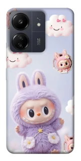Чохол на Xiaomi Poco C65 Labubu & clouds фото 1 з 1