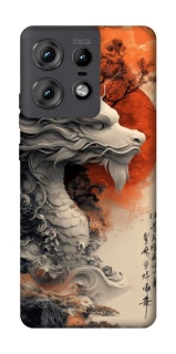 Чохол на Motorola Edge 50 Pro white dragon фото 1 з 1