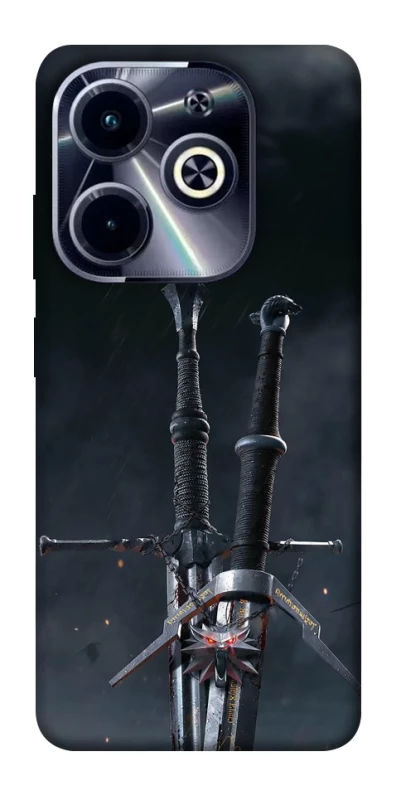 Чехол на Infinix Hot 40i Мечи Ведьмака фото 1 из 1