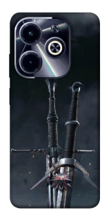 Чехол на Infinix Hot 40i Мечи Ведьмака фото 1 из 1