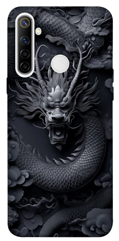 Чехол на Realme 6i black dragon фото 1 из 1