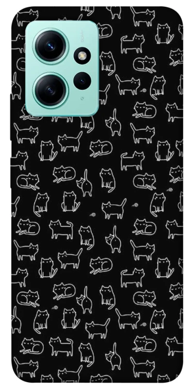 Чохол на Xiaomi Redmi Note 12 4G Black Cats фото 1 з 1