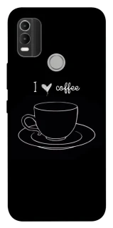 Чехол на Nokia C21 Plus Black coffee фото 1 из 1