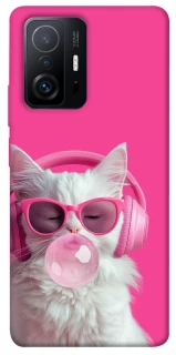 Чохол на Xiaomi 11T / 11T Pro Pink kitty фото 1 Чохол на Xiaomi 11T / 11T Pro Pink kitty фото 1 з 1