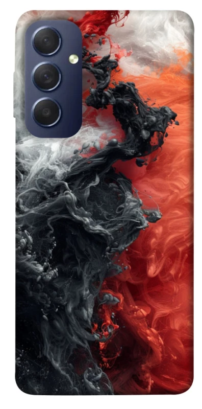 Чохол на Samsung Galaxy M54 5G Black and Red фото 1 з 1